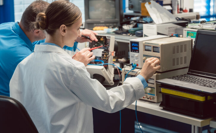 Quality certification and lab testing imagery
